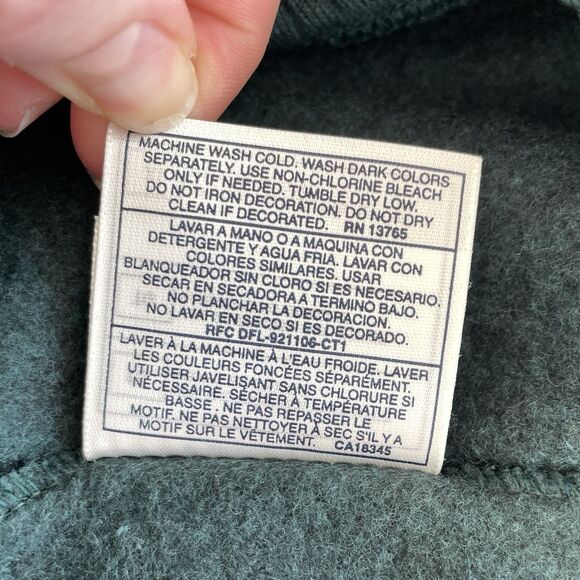 90s Vintage Fruit of the Loom Sweatpants Green Fleece Joggers Deadstock NWT XL - Picture 11 of 14